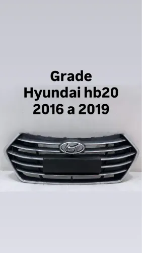 Grade parachoque Hyundai hb20 2016 17 18 2019 original 