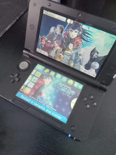 NINTENDO 3DS XL ORIGINAL + CARREGADOR E MANUAL | SEM JOGOS