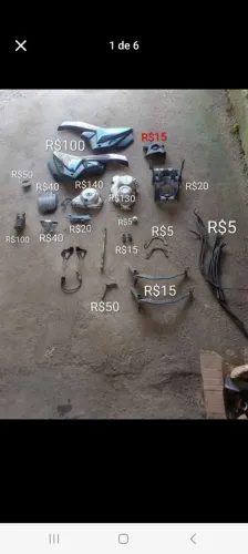Peças de moto 160