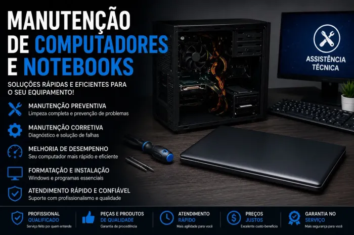 Manutenção de computador e notebook