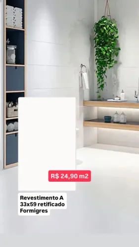 REVESTIMENTO A 33X59 RETIFICADO