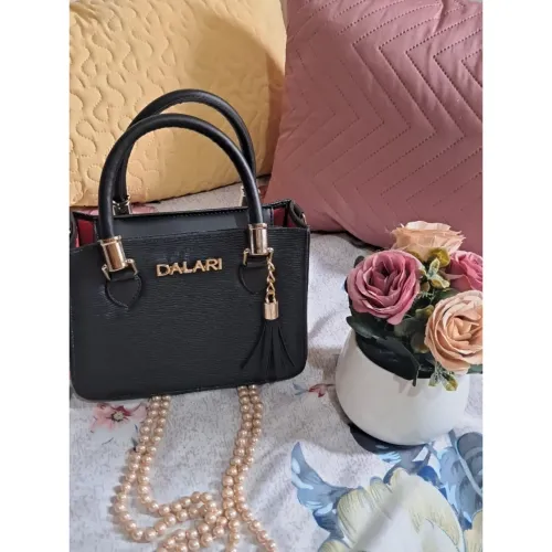 Bolsas MiniBag com alça (Preta, Bege, Marfim, Bege com Marrom).