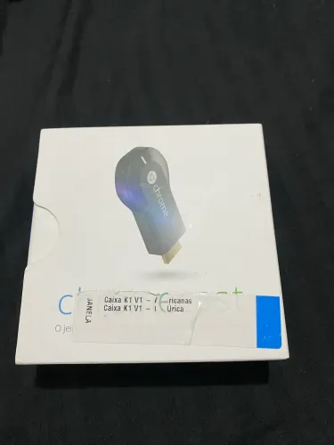 Chromecast na caixa