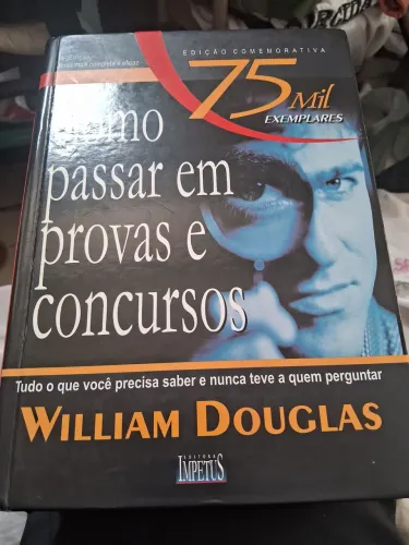 Livro concursos capa dura