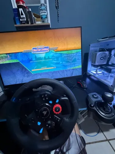 Logitech g29 com câmbio 