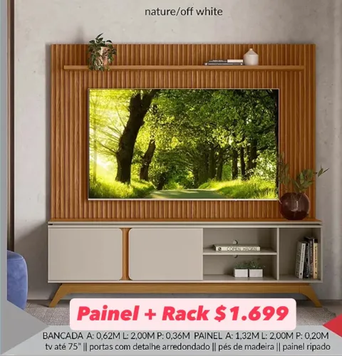 Painel com Rack U2992