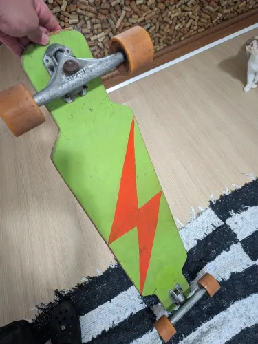 Longboard - ABEC 11 ZigZag + Red Bones + Truck Invertido Crail