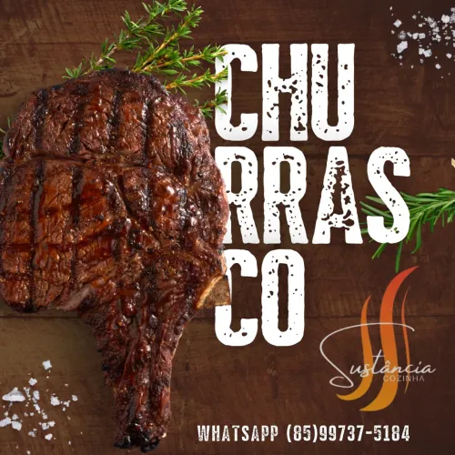 Churrasqueiro profissional. (Churrasco + guarnições )