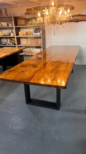 Mesa De Jantar Rustica -Madeira Pinheiro