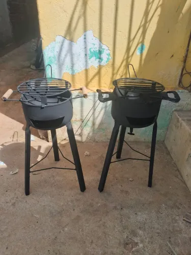 Churrasqueira e fogareiro 2x1 