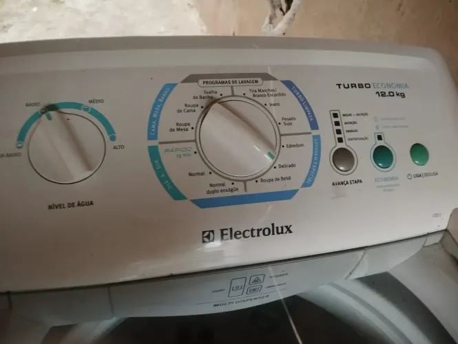 Máquina de Lavar Electrolux 12kg Turbo Economia (LTE12) - Ótimo Estado!<br>?Descrição: