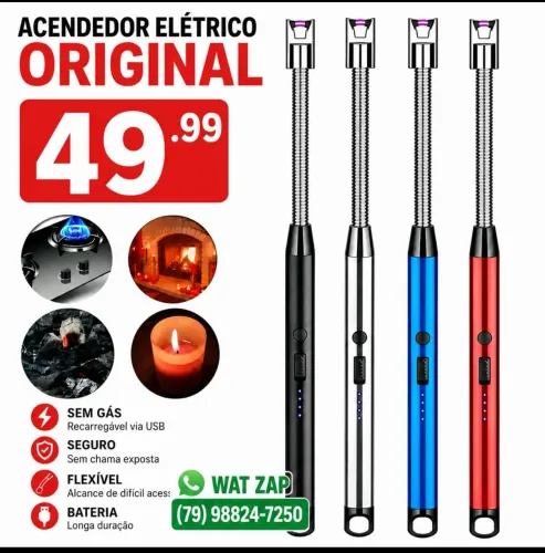 ACENDEDOR ELÉTRICO ORIGINAL APENAS 49.99