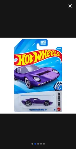 Hot Wheels '71 Lamborghini Miura SV Roxa 2026