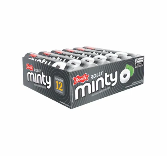 Bala mint, 12 tubos ?