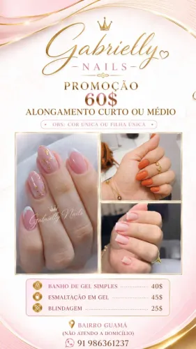 Alongamento de unhas