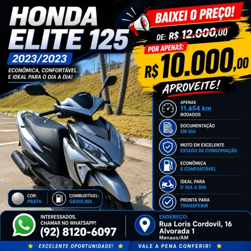 Vendo Honda Elite 125