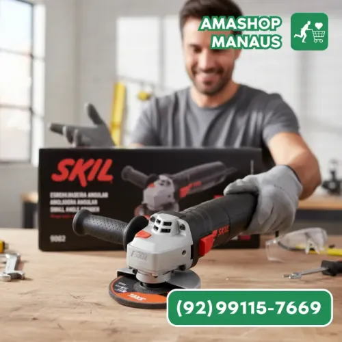 Esmerilhadeira Angular Skill 700W 4.1/2" 115mm 127V