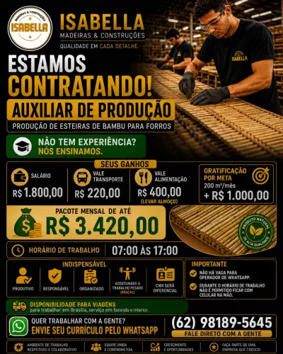 Auxiliar de Produção