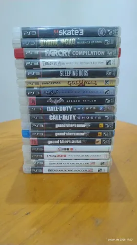 Lote 18 jogos PS3