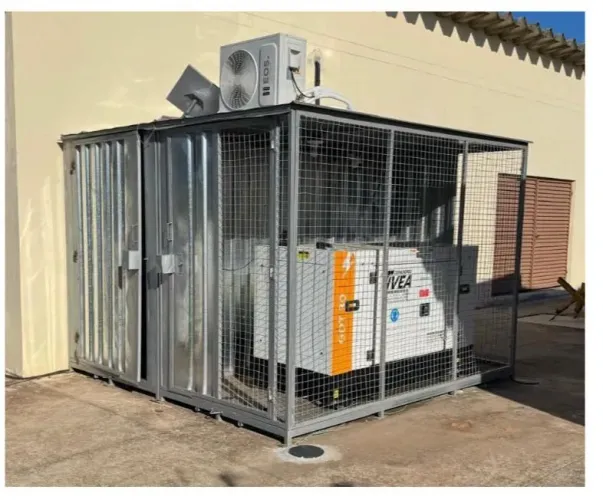 Container carenagem para geradores