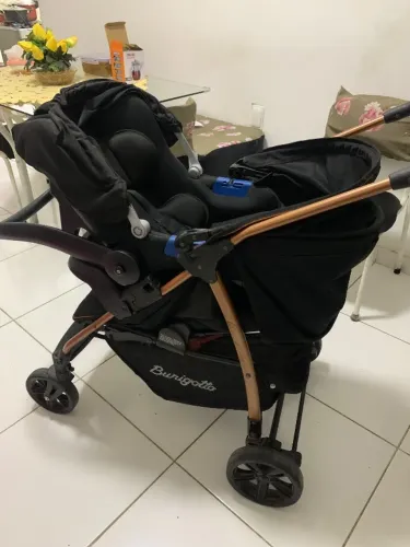 Carrinho + Bebê conforto Burigotto Ecco