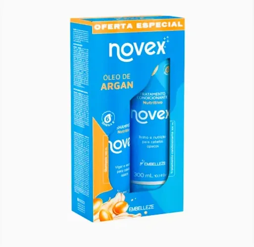 Kit Shampoo e Condicionador Novex Óleo de Argan 300ML