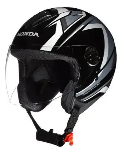 Capacete Hnj 2025 Honda Original Preto Grafite 58 (Original).