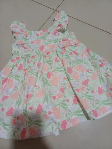 Vestido forrado da Carter's Tam. 12 meses