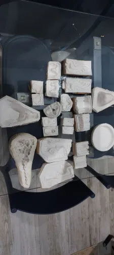 Moldes de silicone.