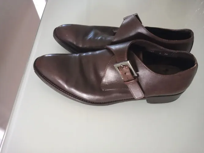 Sapato Social Marrom Italiano Tam.40.