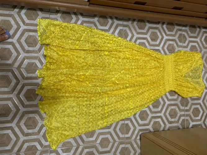 Vestido seminovo usado somente uma vez em evento