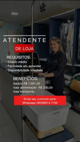 Atendente de loja
