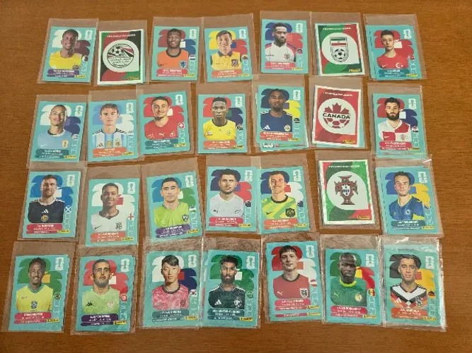 Promoção Figurinhas da Copa 2026 - 130 figurinhas