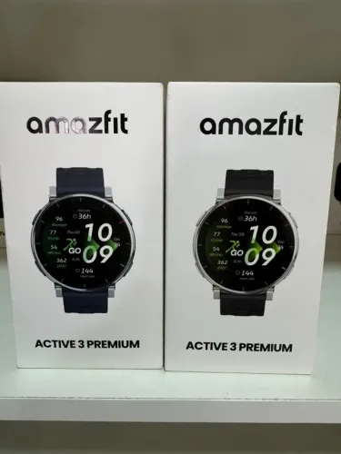 Amazfit Active 3 Premium Azul ou Silver Lacrado