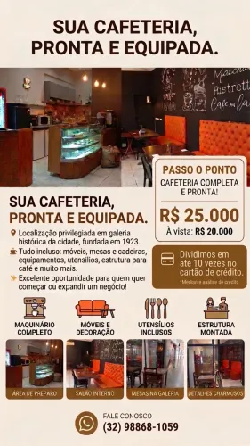 PASSO PONTO DE CAFETERIA