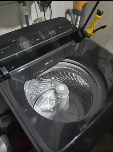 Máquina De Lavar Brastemp 15kg Cinza Platinum Com Timer Pro