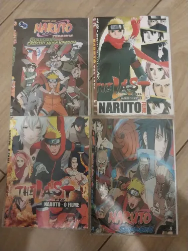 Conjunto DVDs Narutos + carteira brinde