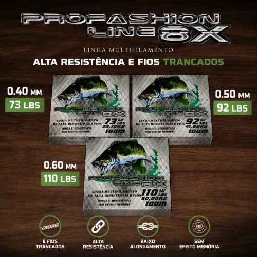 LINHA PROFESHION LINE / MULTIFILAMENTO