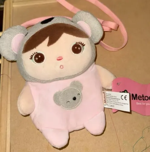 Mini Bolsa Bolsinha Boneca Metoo Original 20cm Keppel Koala NOVA