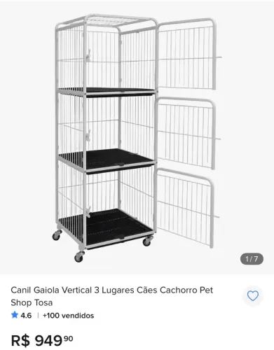 CANIL DE PET SHOP