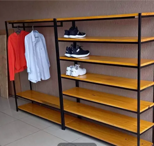 Prateleira Estilo Industrial para Closet