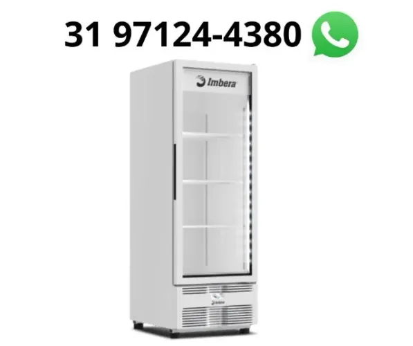 Freezer Imbera Porta de vidro 565L