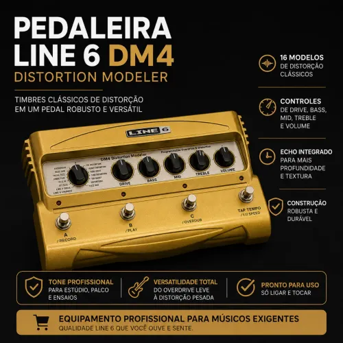 Pedal Line 6 drive ZERO , distorção , fuzz,tube screamer, 1981, metal zone, tube drive,