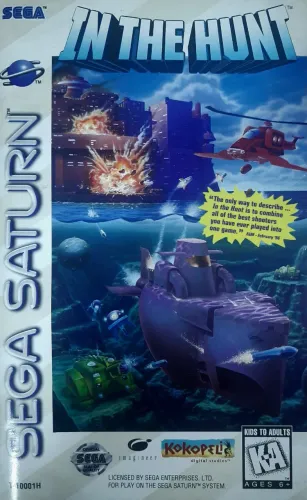 Manual Original In The Hunt Sega Saturn 1996