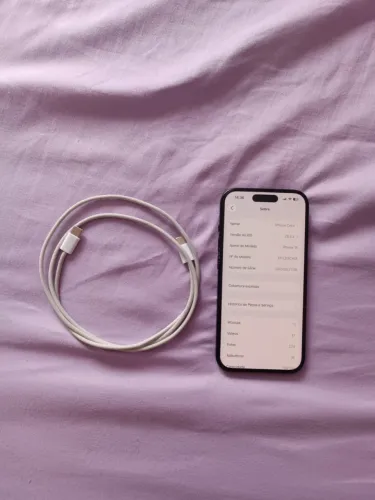 Vendo ou troco iPhone 15 128g bateria 79%