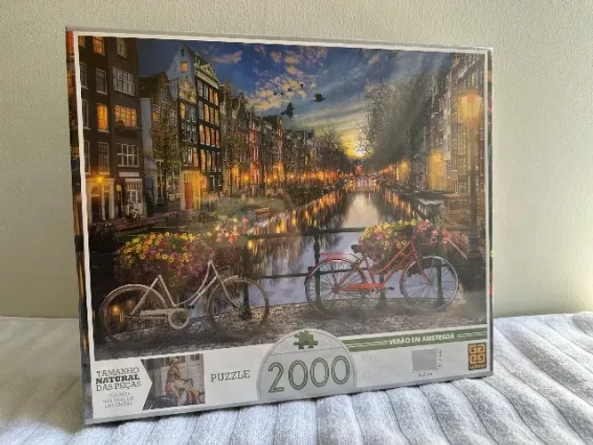 Quebra-cabeça 2000 peças ?Verão em Amsterdã?