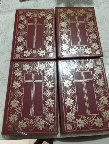 Coleção bíblia sagrada 1962 4 volumes