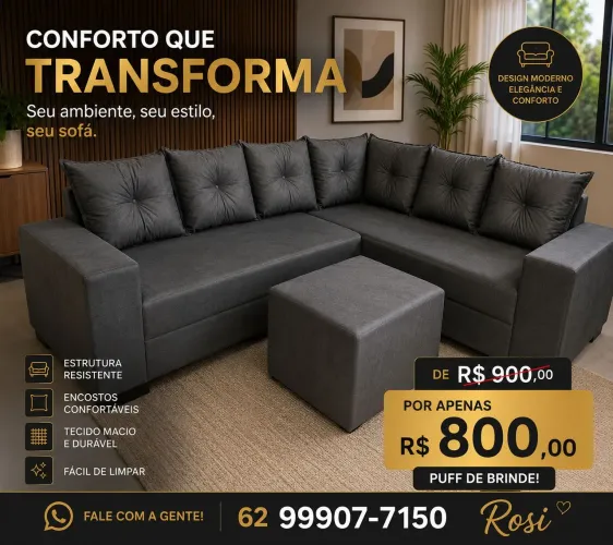 Sofás de canto 