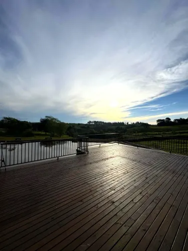 Chácara à venda em Dionísio Cerqueira/SC - 23.000 m² com açude e deck
