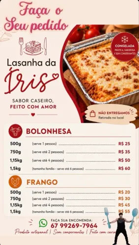 Lasanha Congelada